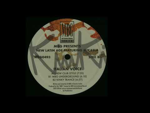 MBG Presents New Latin Age Featuring Mikaela | Italian Voice (MBG Underground)