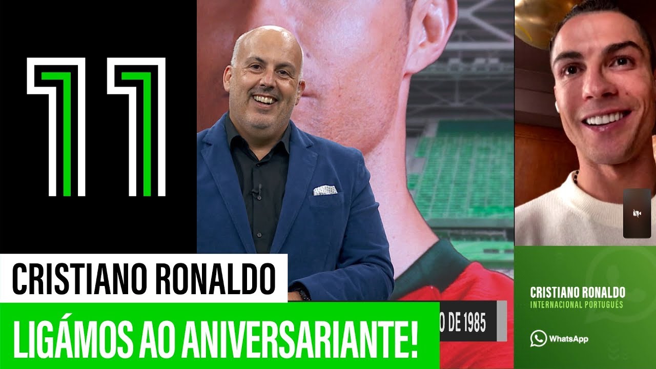 Ligámos a Cristiano Ronaldo no dia de aniversário!
