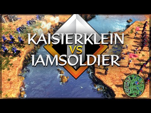 ⚔️ ZeroEmpires casts Age of Empires 3!? Kaiserklein vs IAmSoldieR [Bo9]
