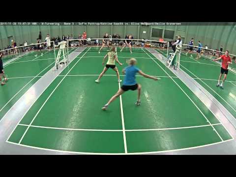 HBK - M-Turnering - Bane 3 - Sofie Futtrup/Katrine Kaachk vs. Elisa Melgaard/Emilie Graversen