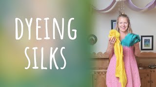 Dyeing Silks - Arts & Crafts