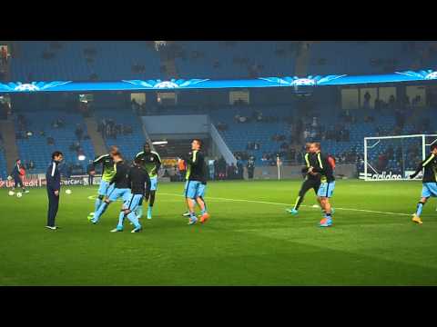 Warm Up before Man City- CSKA Moskow