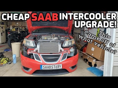 SAAB 9-3 DIY Upgrade Intercooler Install