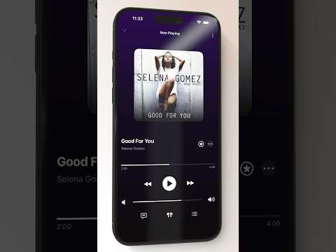 Interactive Music Player Template with SwiftUI