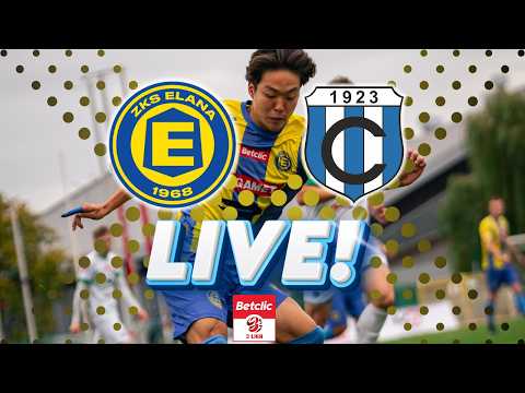 ⚽ Elana Toruń - Cartusia Kartuzy 🔴 NA ŻYWO #piłkanożna #3liga