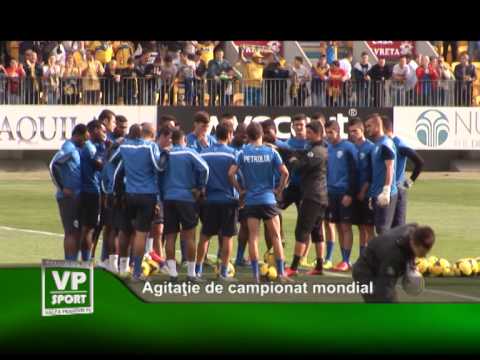 Agitatie si atmosfera de campionat mondial
