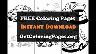 Car coloring pages free printable