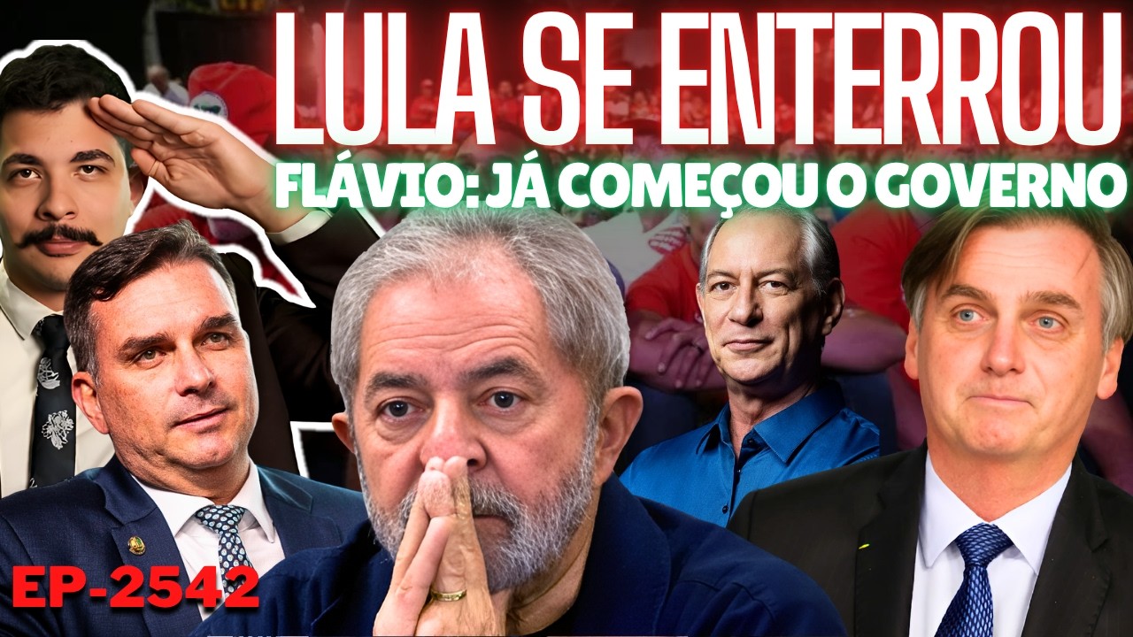 Lula Se ENTERRA, Entrega Eleição e FIM da Esquerda + Flávio: Já COMEÇOU o Governo. Quem LEVA o Quê?