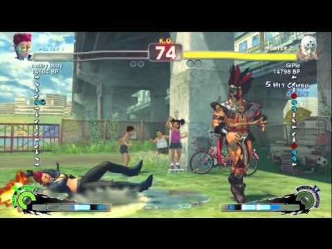 GiPie [ElFuerte] vs t alloy body [Viper] SSF4 Japanese Online Ranked Matches - TRUE-HD