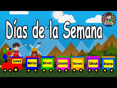 Aprende los días de la semana en español e inglés con MiniDon!