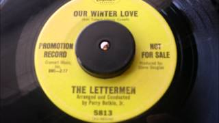 THE LETTERMEN OUR WINTER LOVE CAPITOL RECORD LABEL PROMOTION 5813