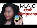 MAC X Marge The Simpsons Collection Haul Swatches