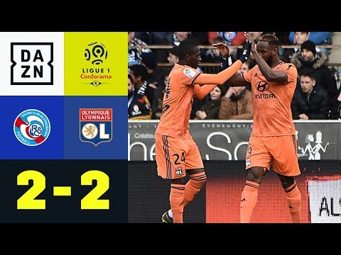 Moussa Dembele trifft nach kapitalem Bock: Racing Straßburg - Olympique Lyon 2:2 | Ligue1 | DAZN