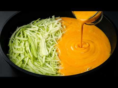Cabbage with Eggs Are Better Than Pizza! I Cook This Recipe Almost Every Day!