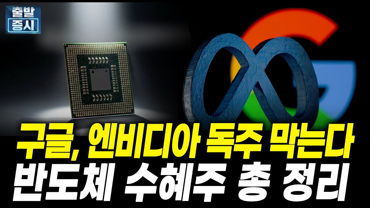 구글, 엔비디아 독주 막는다 국내 반도체 수혜주 총 정리