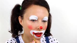 Beginners Clown Face Paint Tutorial