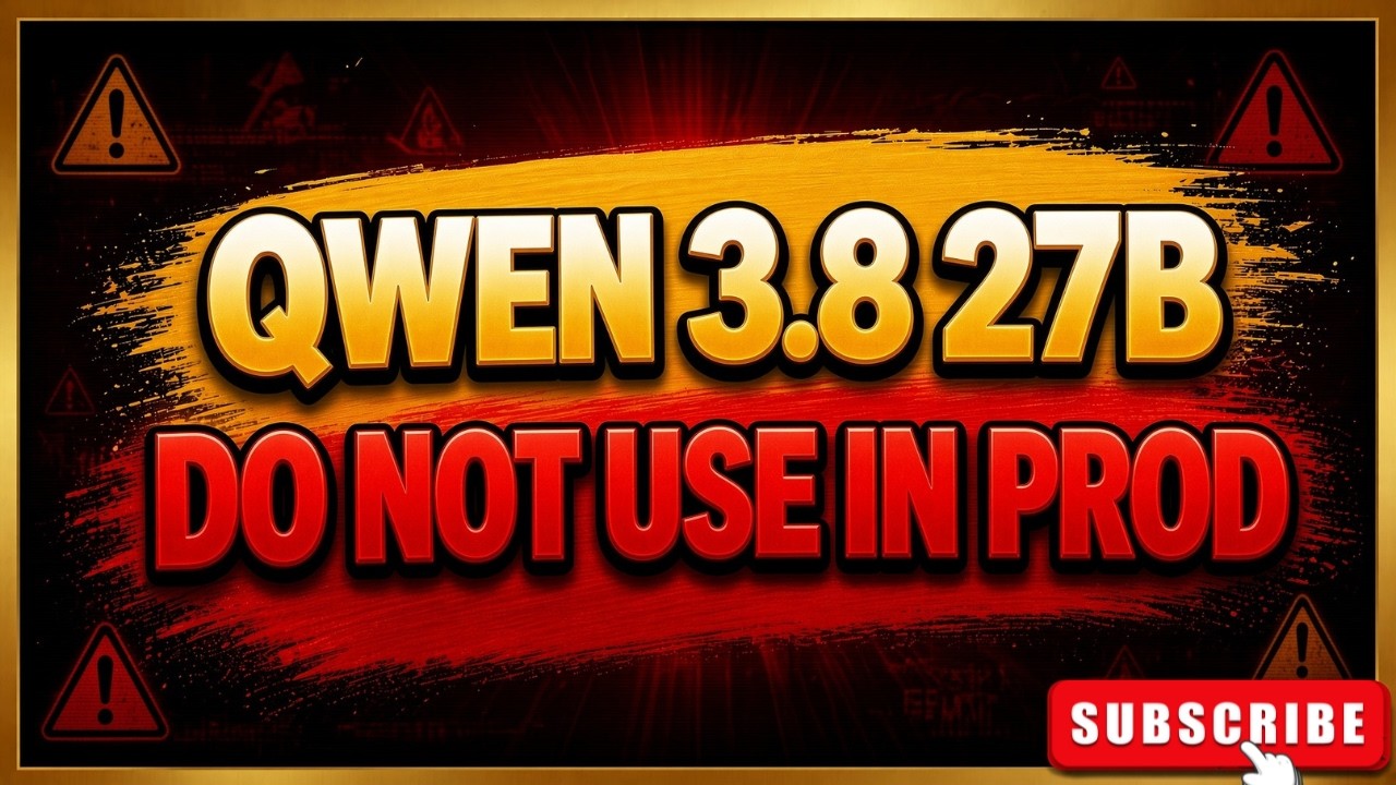 Qwen3.8-27B Obliterated: Don't Use this Model in Production