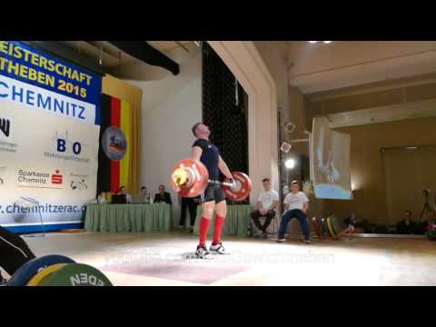 Philip Mummhardt Deutscher Junioren Meister 2015 Gewichtheben +105kg