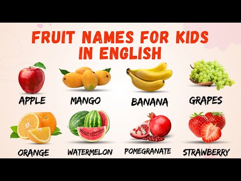 Fruits name | Fruits name in english | Fruits pictures | Name of Fruits in english| #fruits #fruit