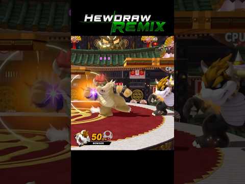 New Bowser Moveset in HewDraw Remix (Smash Ultimate Mod) #smashbros #bowser #mario