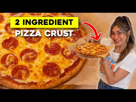 2 INGREDIENT PIZZA CRUST! High Protein + Low Carb + Grain Free