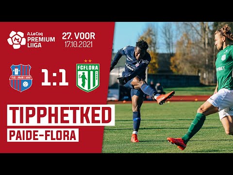 Paide Linnameeskond - Tallinna FC Flora l 1:1 l Premium liiga 27. voor l 2021