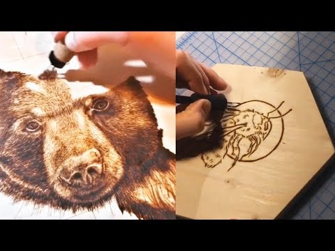 20 Amazing Custom Wood Burning Art