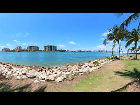 South Pointe Park in South Beach Miami VR 360 with Sophia