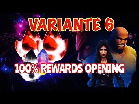 VARIANTE 6 100% REWARDS OPENING | MARVEL CONTEST OF CHAMPIONS