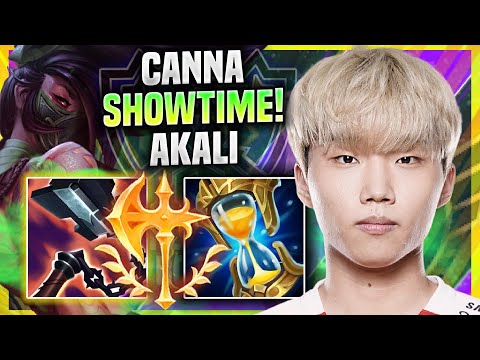 CANNA SHOWTIME WITH AKALI IN EUW SOLOQ! - T1 Canna Plays Akali TOP vs Sylas!