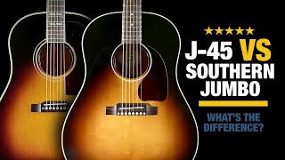 Video thumbnail for Gibson J-45 vs Southern Jumbo – What's the Difference? by Acoustic Letter
