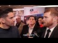 CANELO ALVAREZ "IM NOT WORRIED ABOUT FIELDING'S SIZE, WE PREPARED FOR HIS STYLE"