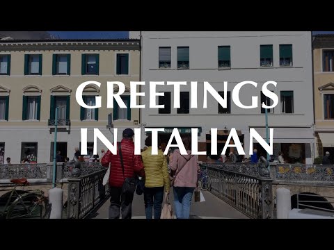 Italian Lesson 6: How to Greet and Say Goodbye in Italian