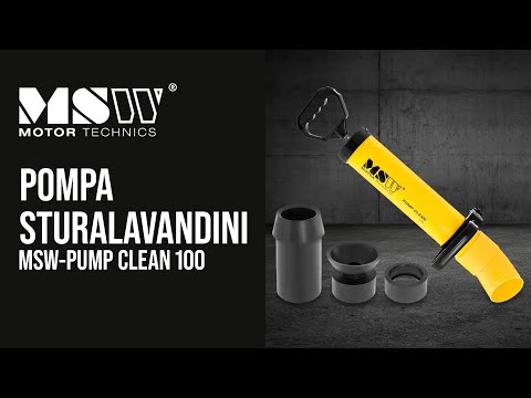 Video - Pompa sturalavandini - diametro interno 100 mm