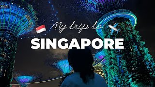 🇸🇬싱가포르 여행 브이로그🛫 ep_2 : 싱가포르 하루만에 다 봤다 ㅋ 머라이언파크 | 가든스 더 베이 | 슈퍼트리쇼
