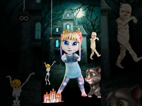 Angela and tomtom in haunted house 😃😆😃😆😃 #tiktok #cosplay #gaming #challenge 😁😆😐😛😐😏🫥🫥 #shorts 😜😜😜🤪🥵🥶