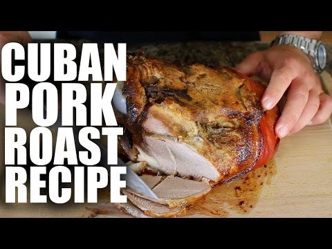 Cuban Pork Roast Recipe - pork shoulder - chef - mojo