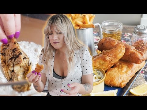 Making vegan FISH from BANANA BLOSSOMS?! | Vegan Fish and Chips Recipe