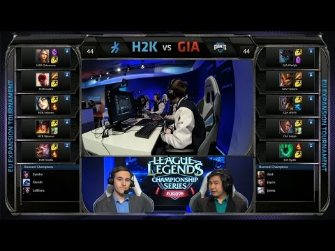 EU LCS Expansion GIA vs H2K Game 3 Highlights