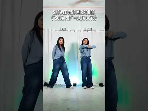 [TUTORIAL] "Soda Pop" - Saja Boys (KPOP Demon Hunters) (Slowed and mirrored)#ytshorts
