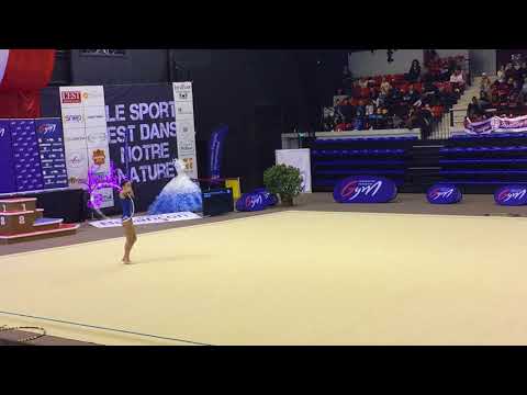Noémie Marchon cerceau - Nat A 14/15 ans - France Besançon 2018