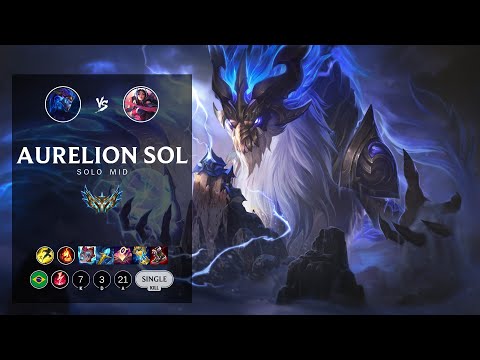 Aurelion Sol Mid vs Irelia - BR Challenger Patch 12.14