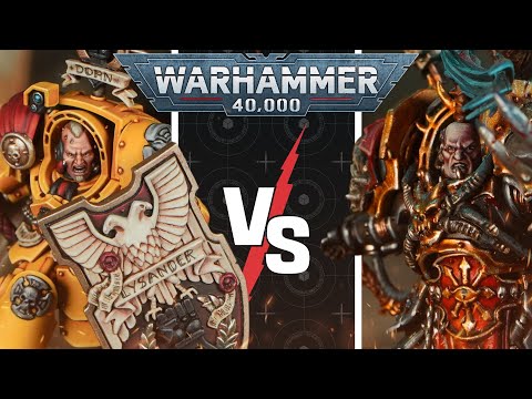 Imperial Fists vs Chaos Space Marines | Warhammer 40k Battle Report