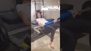 女優 まつきりな トレーニング動画 #shorts