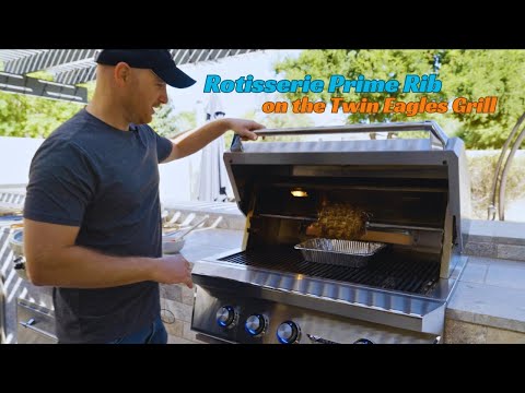 Rotisserie Prime Rib on the Twin Eagles Grill