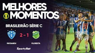 VELHO NOVO LÍDER - Paysandu 2x1 Floresta - Melhores Momentos - Série C