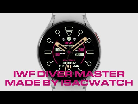 IWF Diver Master watch face