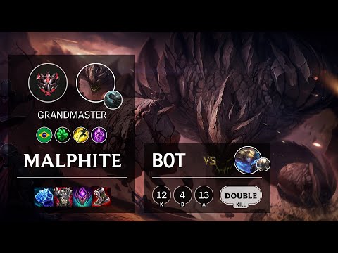 Malphite Bot vs Ezreal - BR Grandmaster Patch 11.7