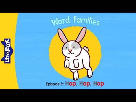 Word Family _op | Word Families 9 | Hop, Hop, Hop | Phonics | Little Fox | Animated Stories for Kids