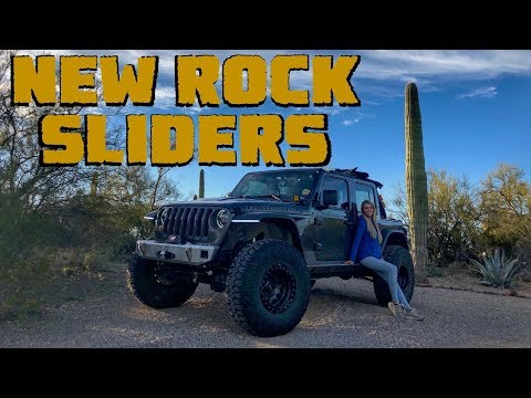How To Install Motobilt Rock Sliders On a Jeep Wrangler JLU Rubicon!